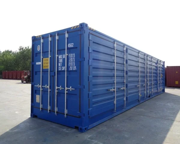 Contentor de 40 pés com laterais abertas | Novo